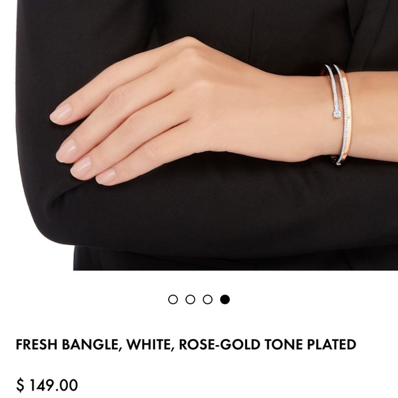 Swarovski Crystal Fresh Bangle, white/rose gold - Picture 5 of 5